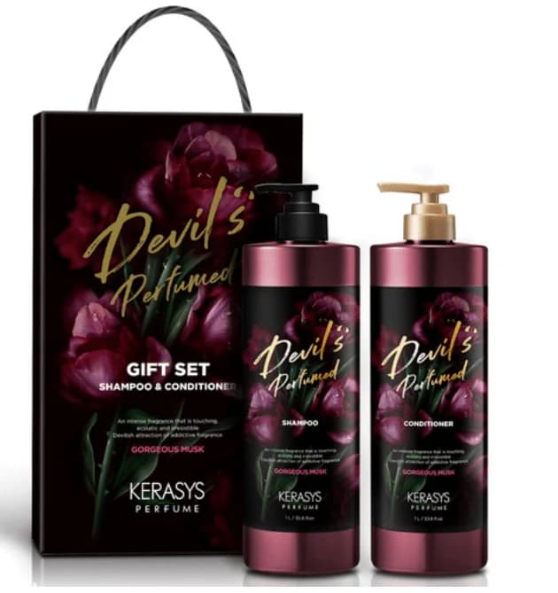 Kerasys Gorgeous Musk Perfumed Hair Care Set, 1000ml, 2ea, 1set - Image 1