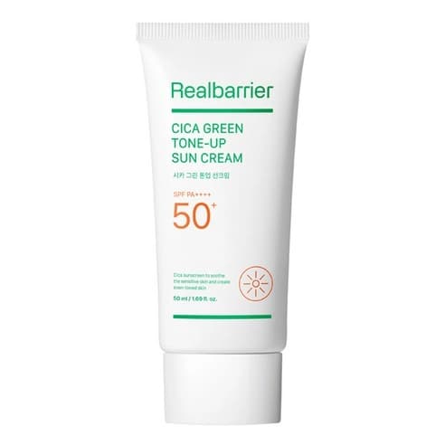Cica Green Tone-Up Sun Cream [SPF 50+/PA++++], 50ml, 1pack - Image 1