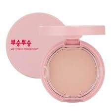 Soft Finish Powder Pact, 9g, Pink, 1pack - Image 1