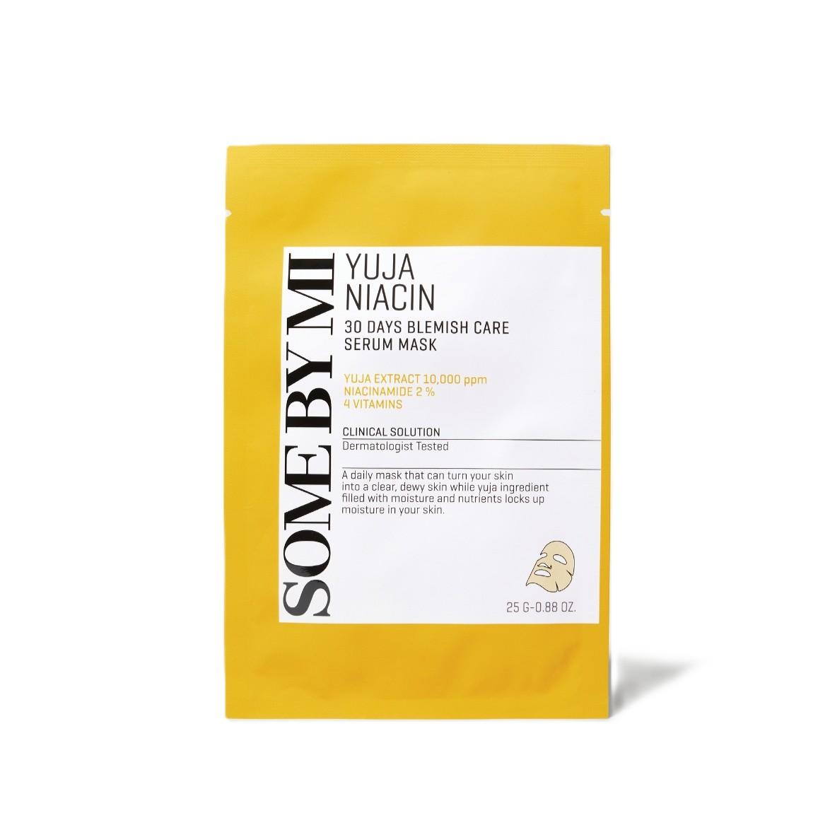 Yuja Niacin 30 Days Blemish Care Serum Mask, 10ea, 1pack - Image 1