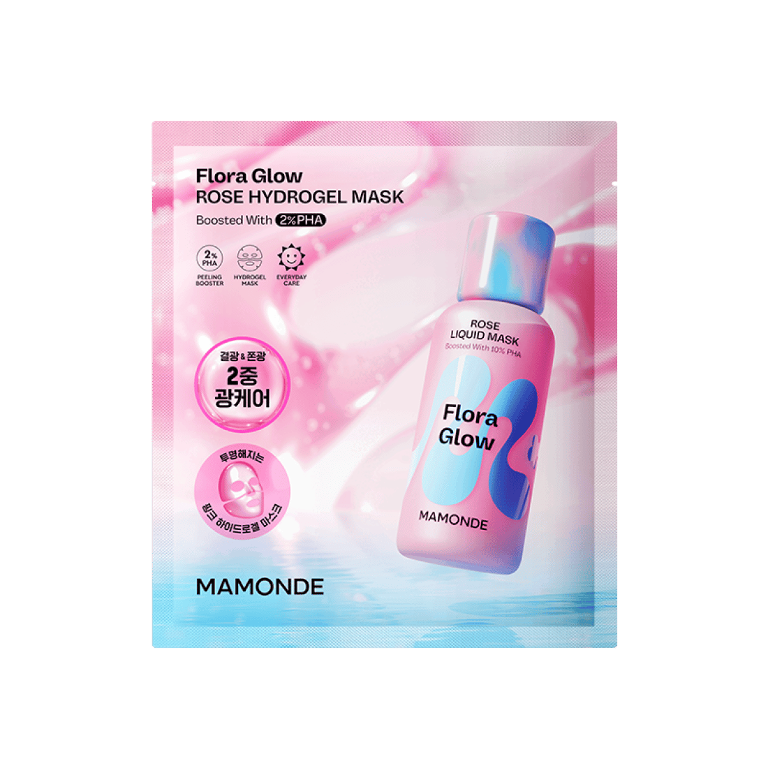 Rose Hydrogel Mask, 5ea, 1pack - Image 1