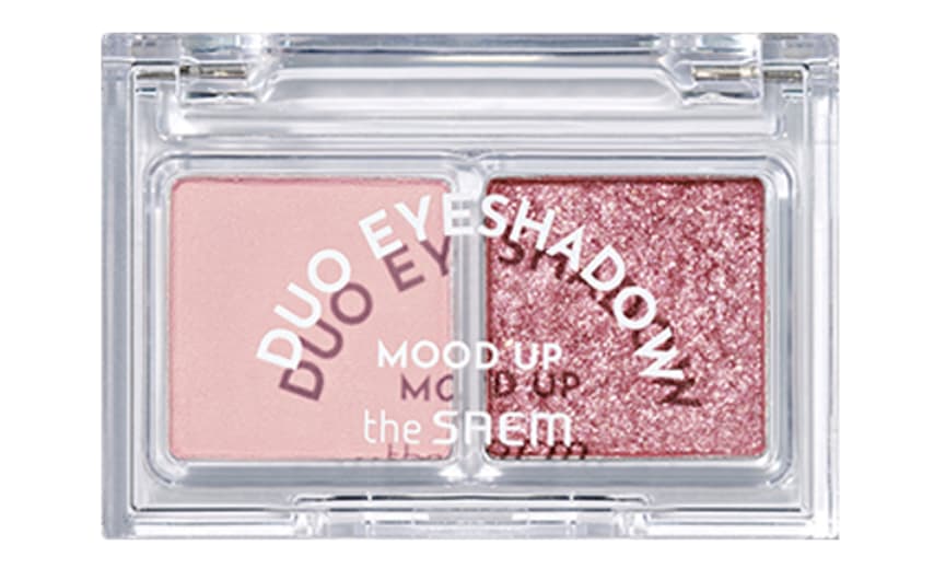 Mood Up Duo Eyeshadow, 1.4g, PK01 Mellow Pink, 1pack - Image 1