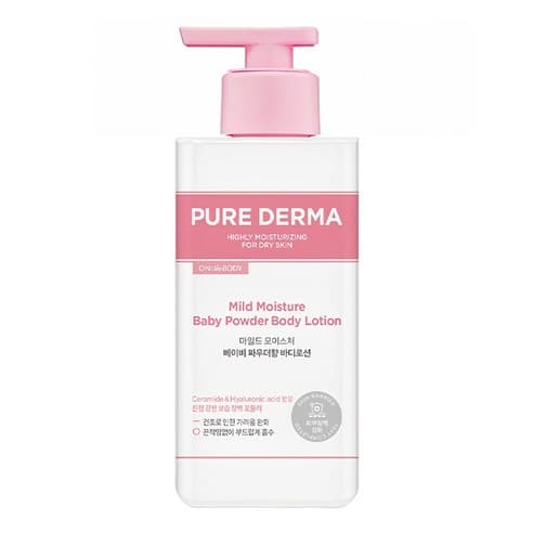 Purederma Mild Body Lotion [Baby Powder], 400ml, 1pack - Image 1