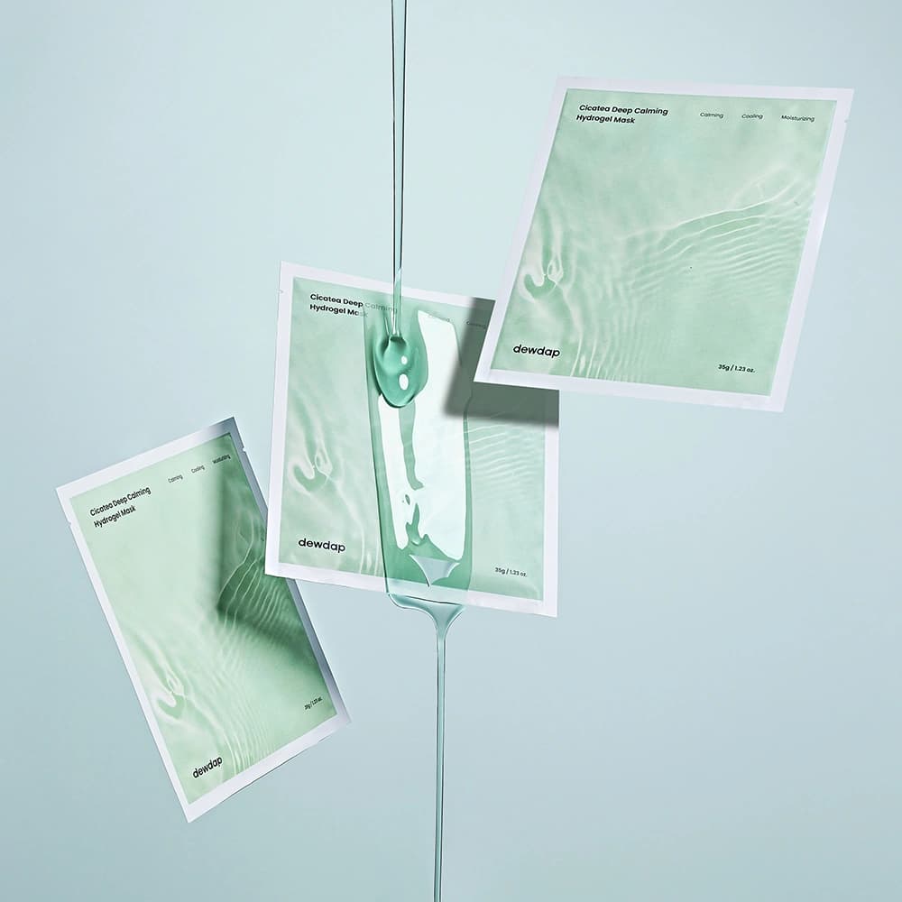 Cicatea Deep Calming Hydrogel Mask, 4ea - Image 3