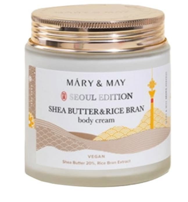 Shea Butter and Rice Bran Body Cream, 250ml, 1pack - Image 1