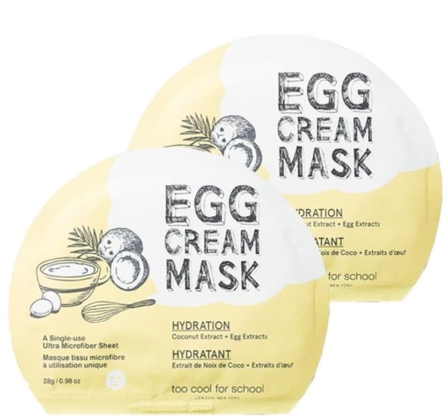 Egg Cream Hydration Mask, 2ea, 1pack - Image 1