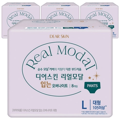 Real Modal Overnight Wear, 8ea*4 - Image 1