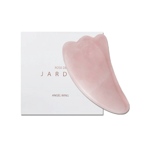 Rose Quartz Angel Wing Gua Sha Massage Tool, 1ea - Image 1