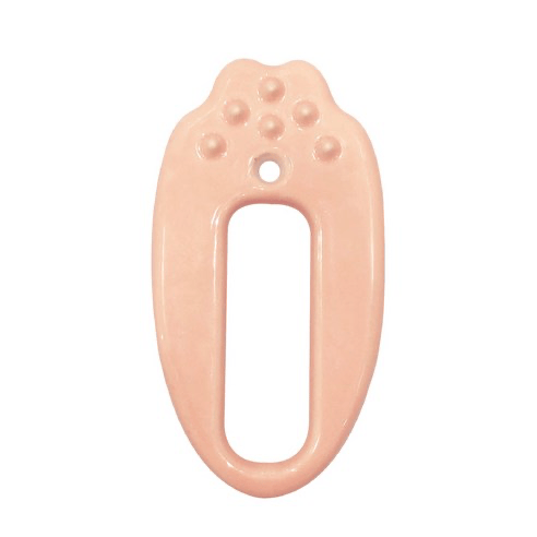 Ceramic Gua Sha, Pink, 1ea - Image 1