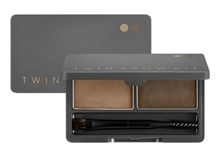 Twin Brow Kit, 4.4g, 02 Gray Brown, 1pack - Image 1
