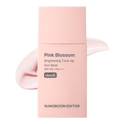 Pink Blossom Brightening Tone-Up Sun Base [SPF50+/PA+++, 30ml+30ml - Image 1