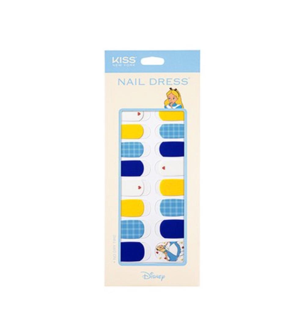 Disney Nail Dress Sticker, 24ea, Wonderland, 1pack - Image 1