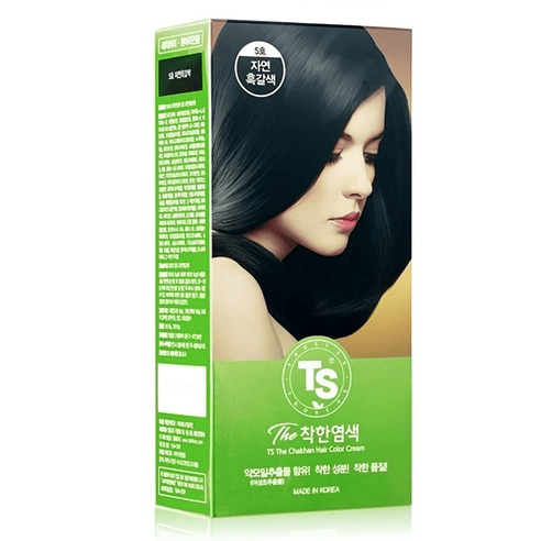 TS Gentle Hair Dye, 120g, 05 Natural Dark Brown, 1pack - Image 1