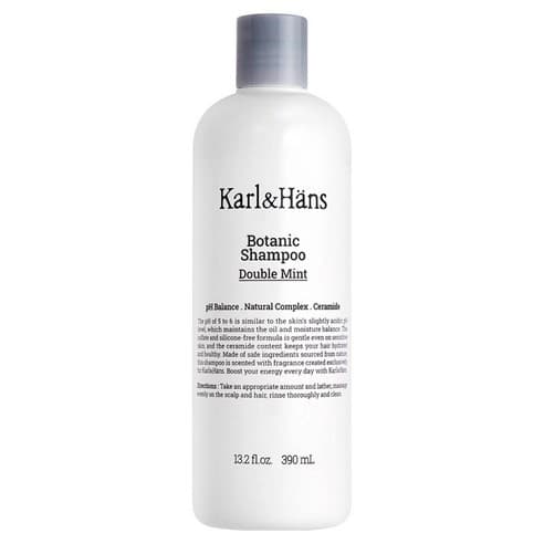Botanic Shampoo Double Mint, 390ml, 1pack - Image 1