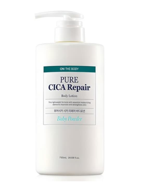 Pure Cica Repair Body Lotion [Baby Powder Scent], 730ml - Image 1