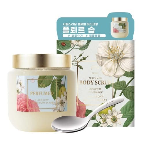 Perfumed Sea Salt Body Scrub [Fleur Soap] - Image 1