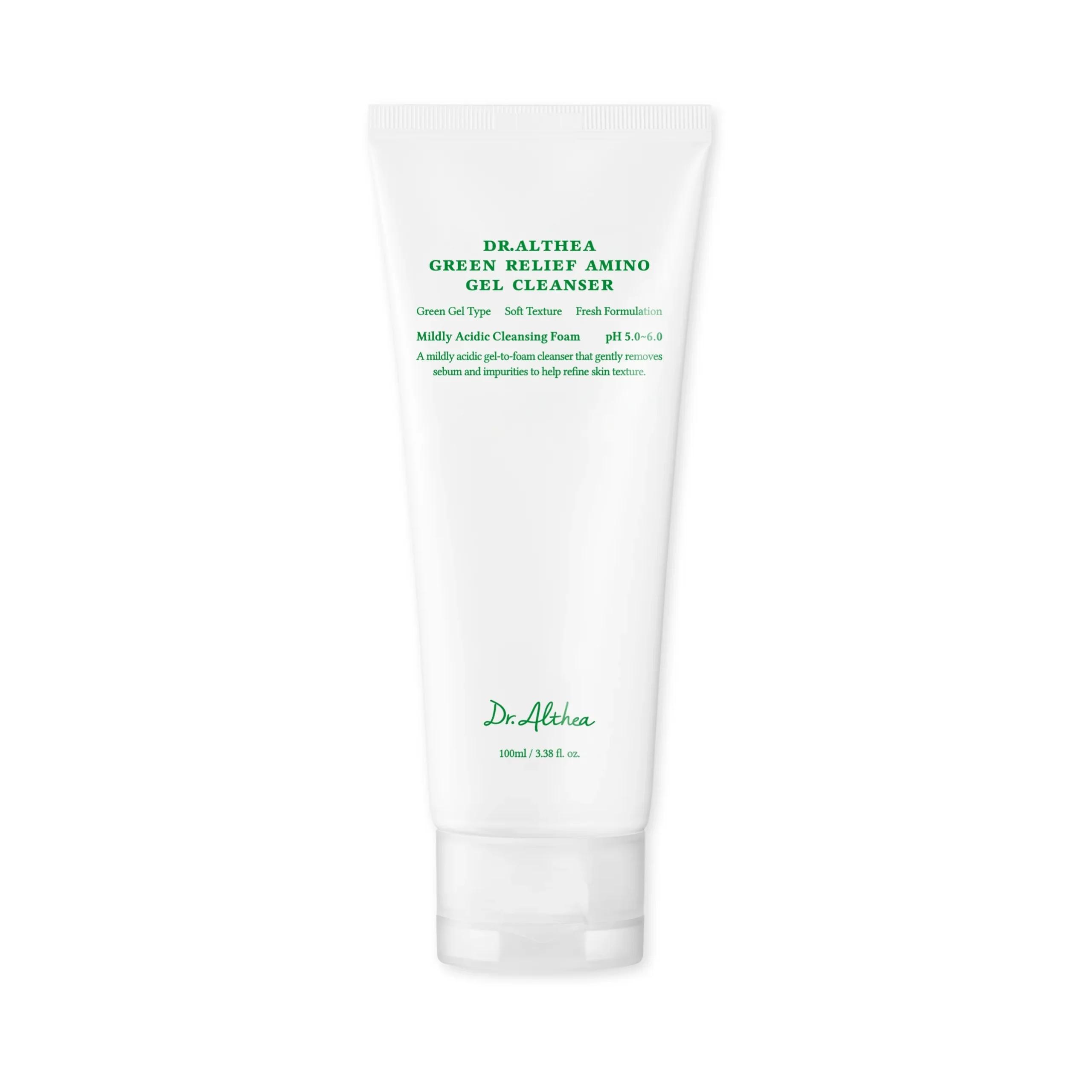 Green Relief Amino Gel Cleanser, 100ml, 1pack - Image 1