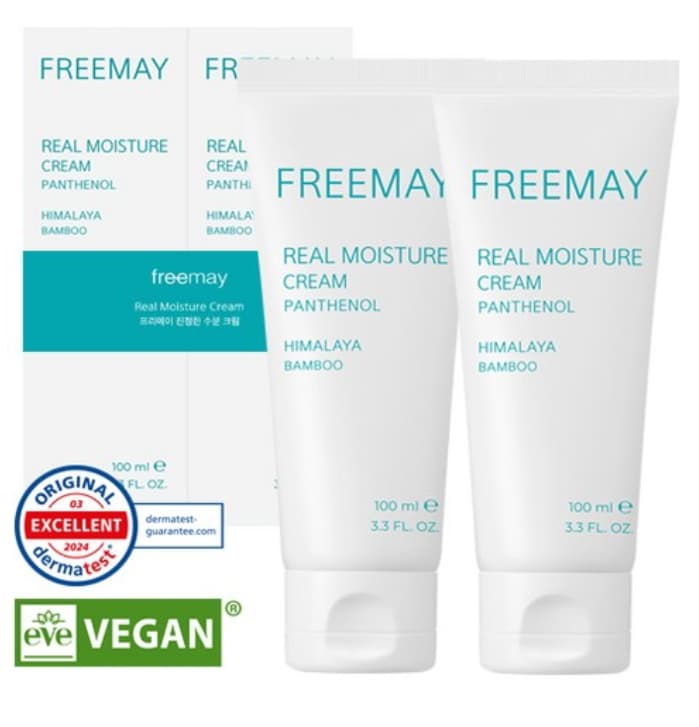 Real Moisture Cream, 100mlx2ea, 1pack - Image 1