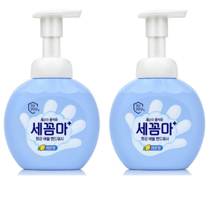 Secoma Bubble Antibacterial Handwash [Lemon], 250ml+250ml - Image 1