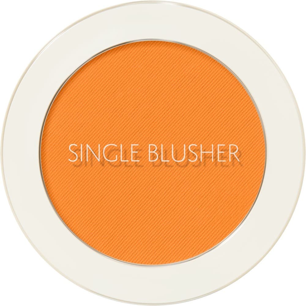 Single Blusher, 5g, OR02 Selfie Orange, 1pack - Image 1