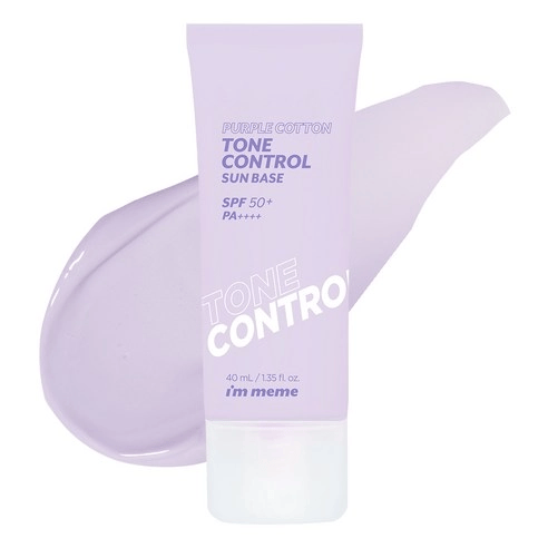 Purple Cotton Tone Control Sun Base [SPF50+/PA++++], 40ml, 1pack - Image 1
