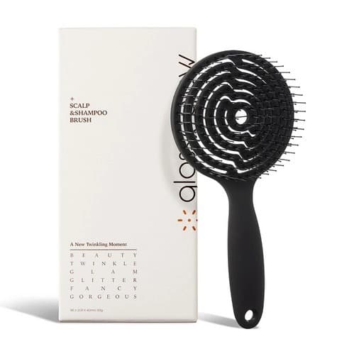 Scalp & Shampoo Brush, Black, 1pack, 1ea - Image 1
