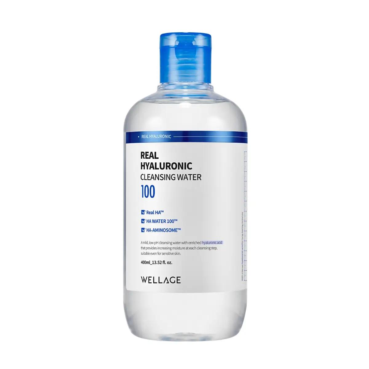 Real Hyaluronic Cleansing Water, 400ml, 1pack - Image 1