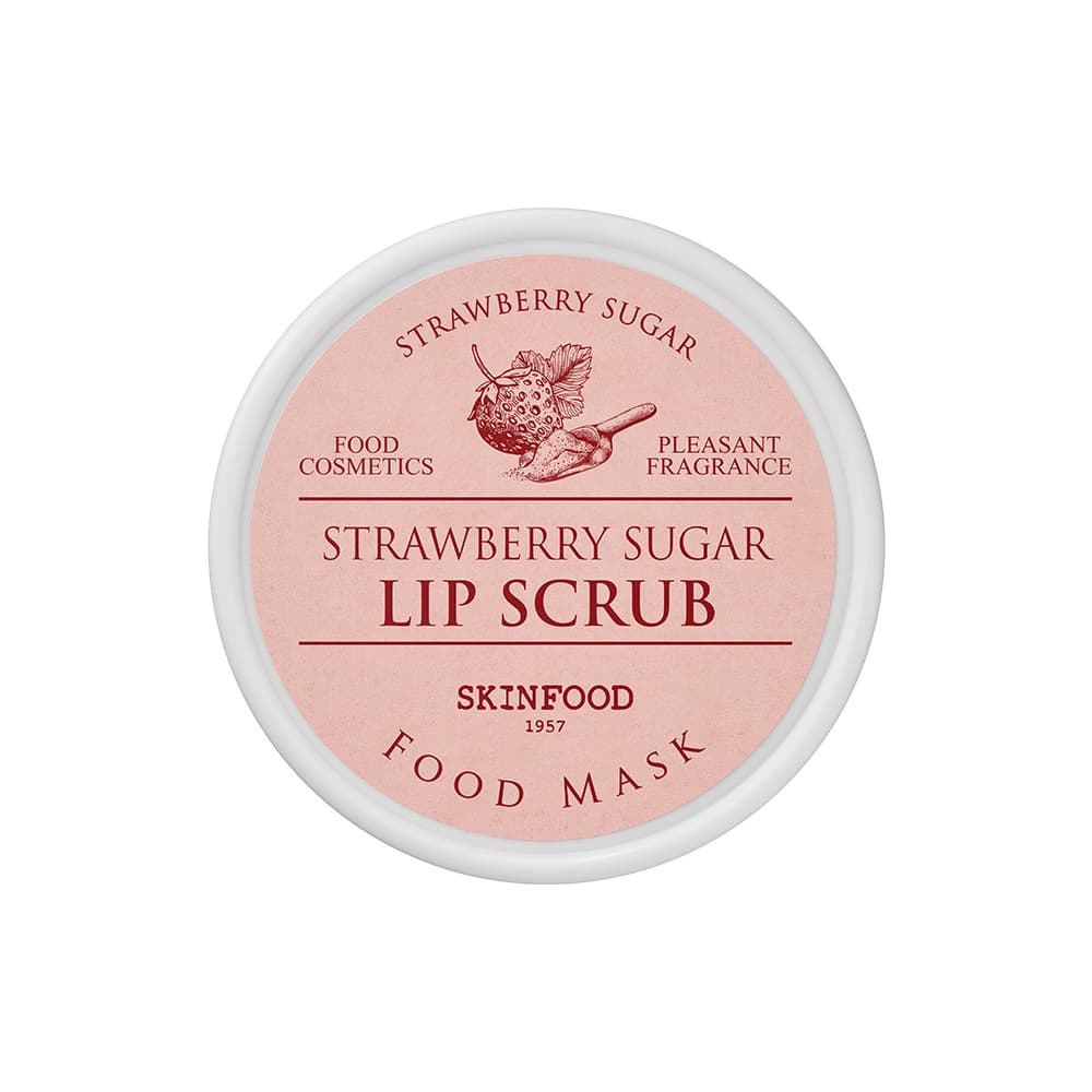 Strawberry Sugar Food Mask Lip Scrub, 21g, 1pack - Image 1