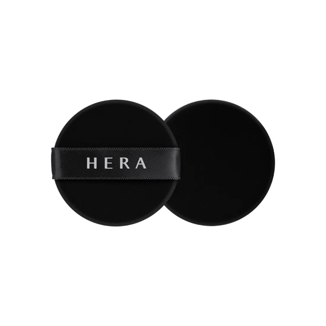 Black Cushion Foundation Puff, 2ea, Black, 1pack - Image 1