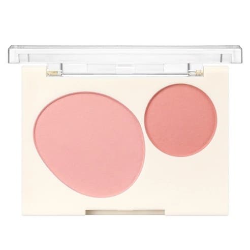 Fluffy Dual Blusher, 7.4g, 01 Peach Macaron, 1pack - Image 1