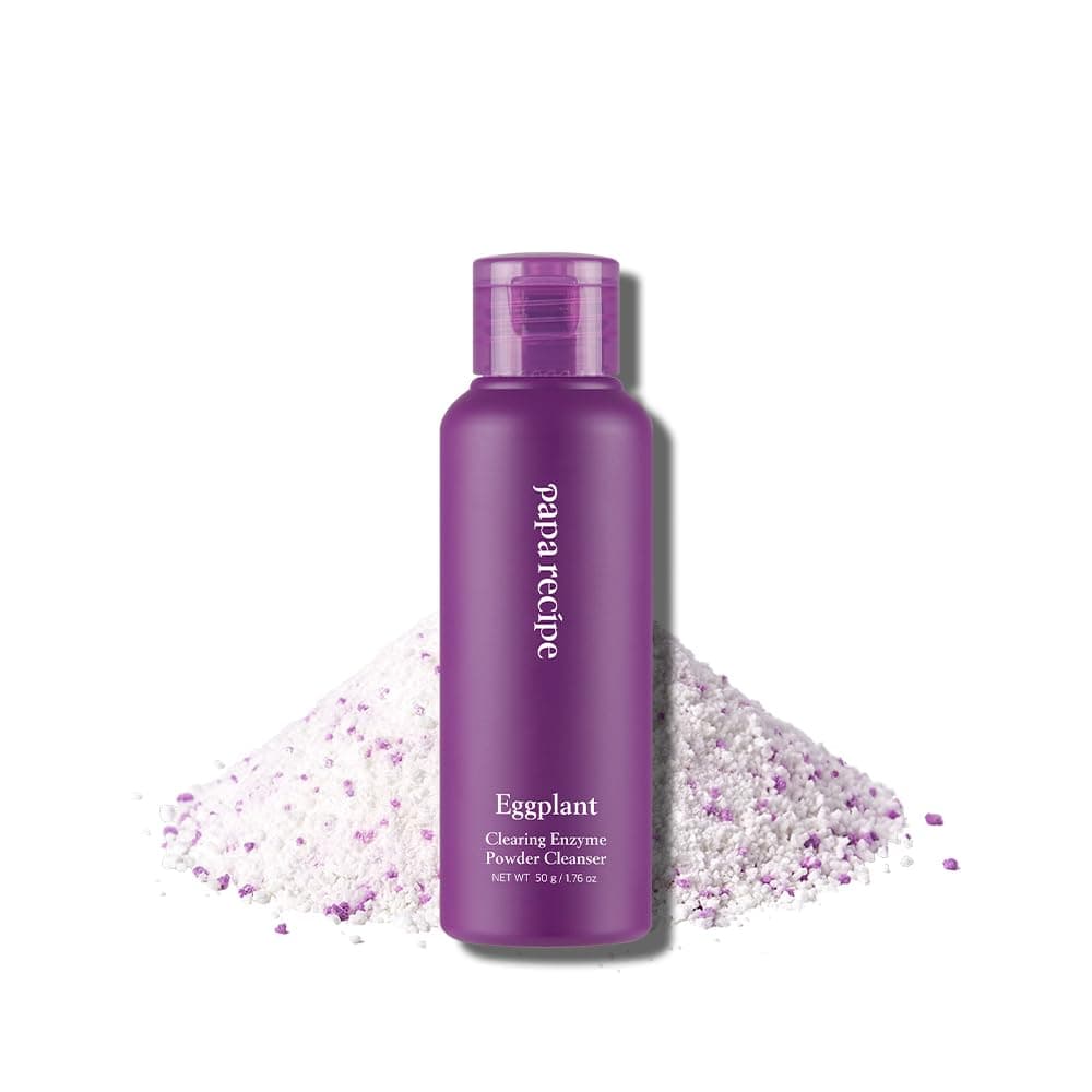 Eggplant Clearing Enzyme Powder Cleanser, 50g, 1pack - Image 1
