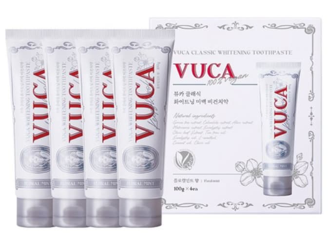Classic Whitening Toothpaste [Floral Mint Scent], 100gx4ea, 1pack - Image 1