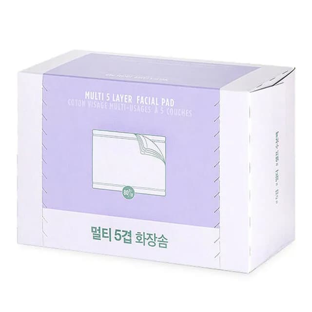 Daily Beauty Tools Multi 5 Layer Facial Pad, 80ea, 1pack - Image 1