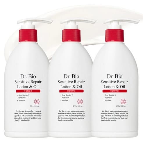 Sensitive Repair Lotion and Oil, 250gx3ea, 1pack - Image 1