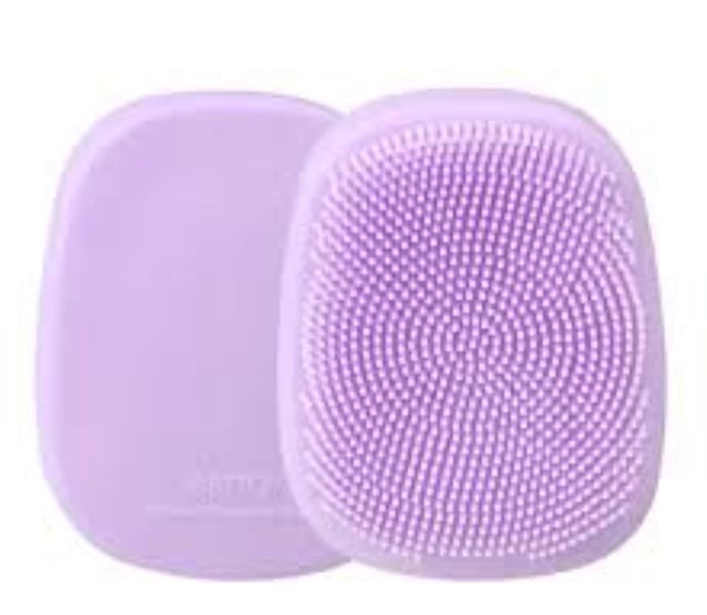 Silicone Facial Cleansing Brush, 1ea, Lavender, 1pack - Image 1