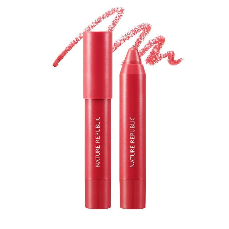 Eco Crayon Lip Velvet, 01 Angel Blush, 1pack, 2.8g - Image 1
