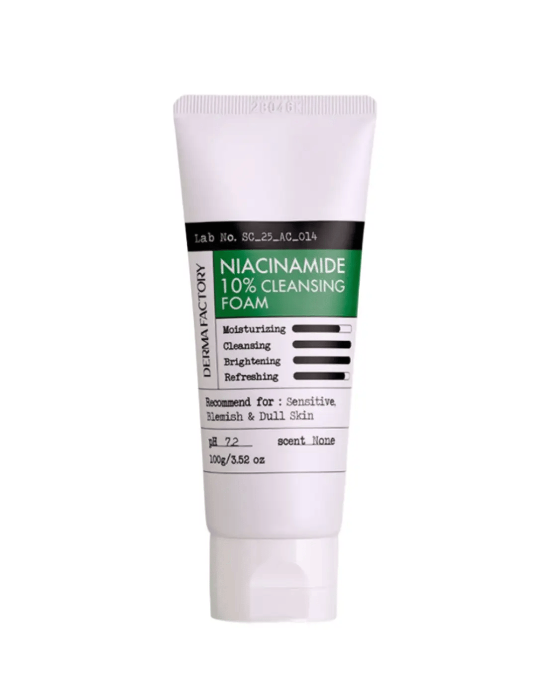 Niacinamide 10% Cleansing Foam, 100g, 1pack - Image 1