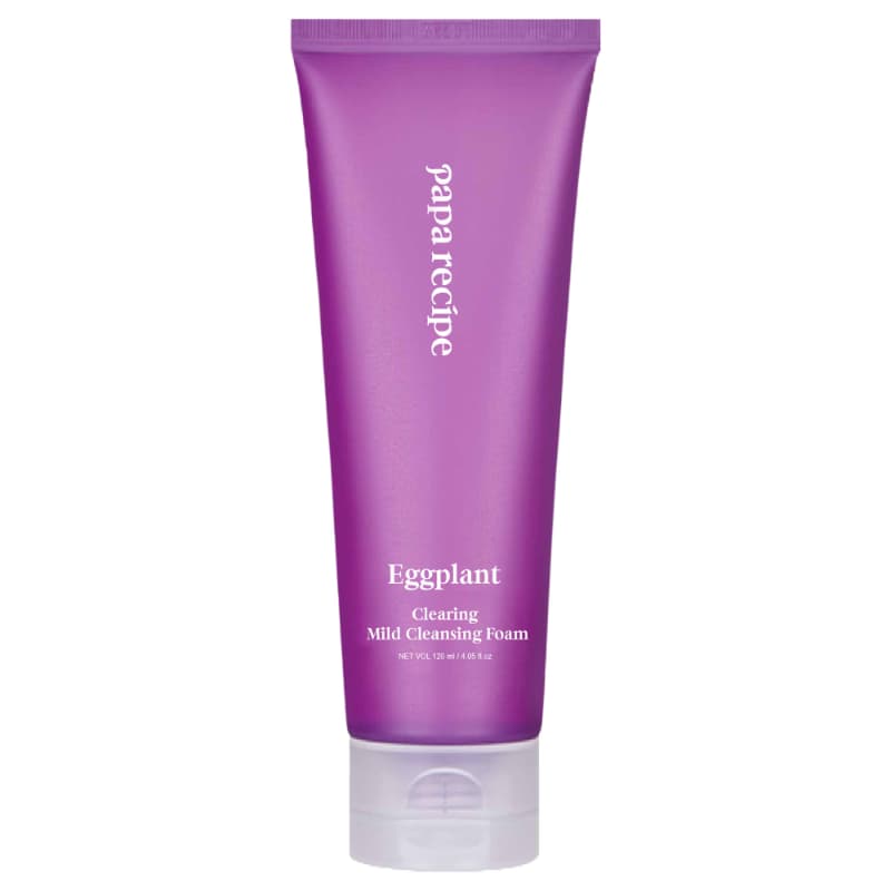 Eggplant Clearing Mild Cleansing Foam, 120ml, 1pack - Image 1