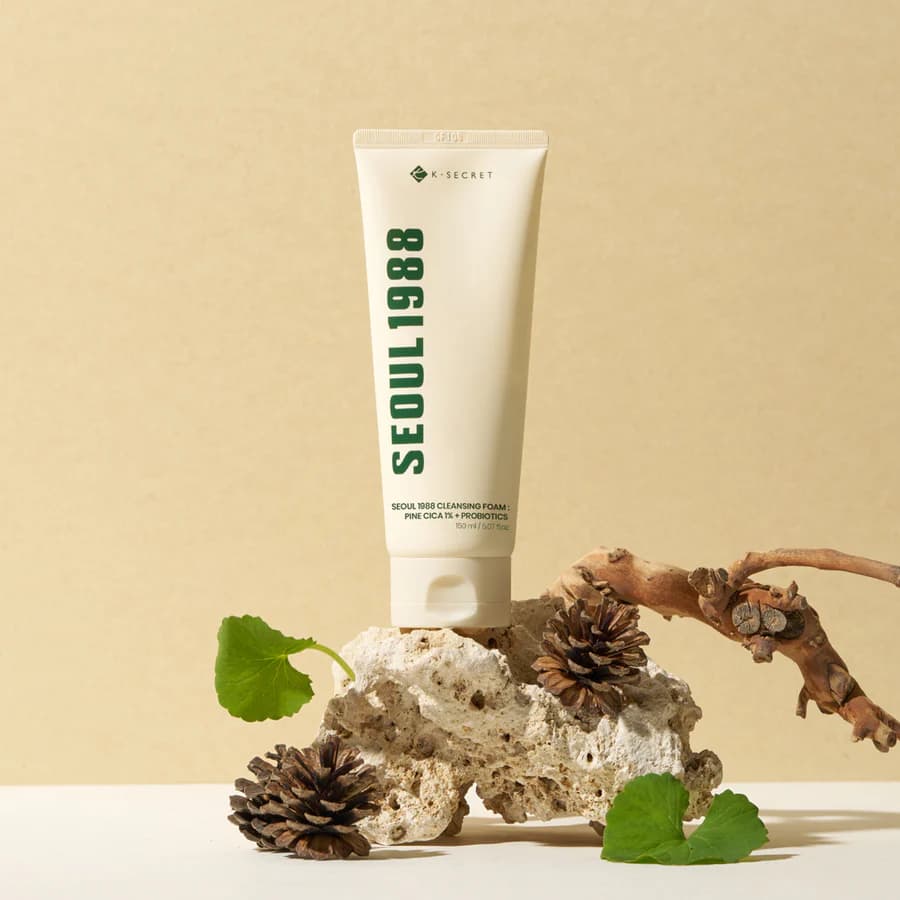 Seoul 1988 Cleansing Foam: Pine Cica 1% + Probiotics, 150ml - Image 4
