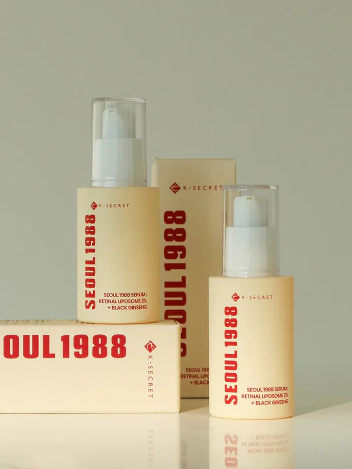 Seoul 1988 Serum: Retinal Liposome 2% + Black Ginseng, 30ml - Image 4