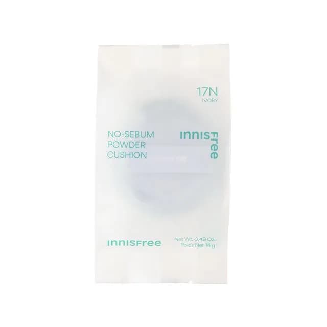 No-Sebum Powder Cushion Refill, 14g, 17N Ivory - Image 1
