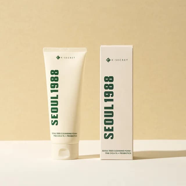 Seoul 1988 Cleansing Foam: Pine Cica 1% + Probiotics, 150ml - Image 3