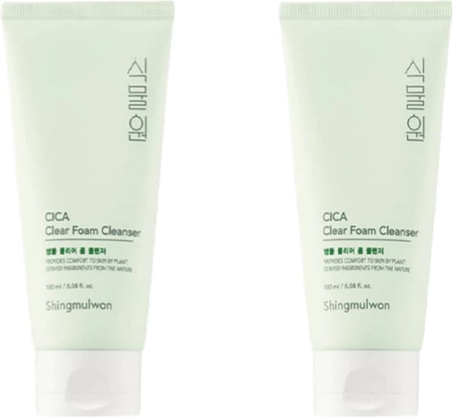 Centella Asiatica Clear Foam Cleanser, 180mlx2ea, 1pack - Image 1