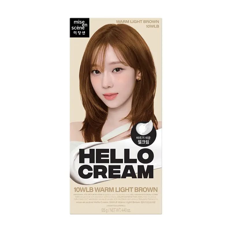 Hello Cream, 125g, 10WLB Warm Light Brown, 1pack - Image 1
