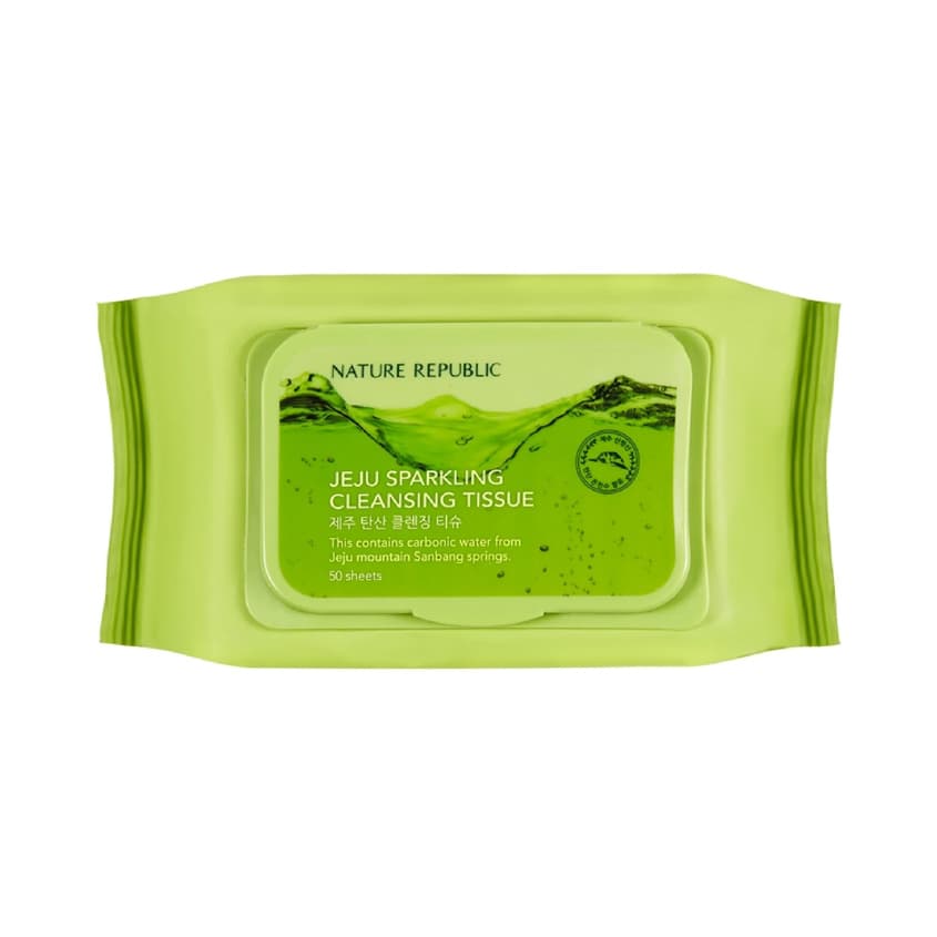 Jeju Sparkling Cleansing Tissue, 50eax4, 1pack - Image 1