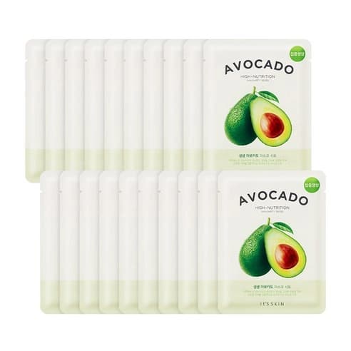 Fresh Avocado Sheet Mask, 20ea - Image 1