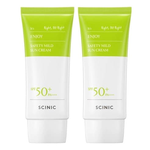 Enjoy Daily Safety Mineral Sunscreen [SPF50+/PA++++], 50mlx2ea, 1pack - Image 1