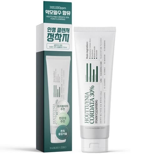 Zero Houttuynia Cordata 30% Foam Cleanser, 150ml, 1pack - Image 1