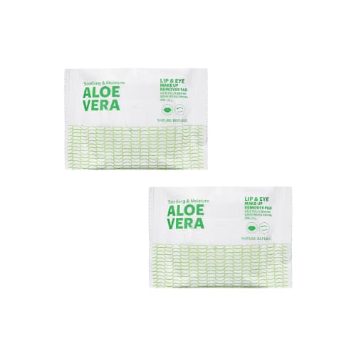 Soothing & Moisture Aloe Vera Lip & Eye Make Up Remover Pad, 30eax2, 1pack - Image 1