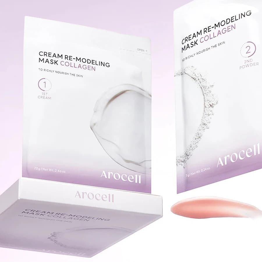 Cream Re-Modeling Mask Collagen, 5ea - Image 4